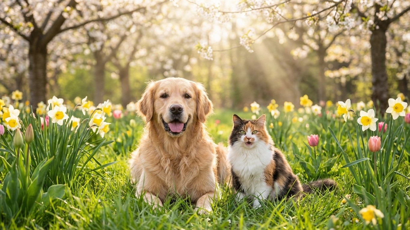 7 Must-Do Spring Health Tips to Keep Your Dog or Cat Happy