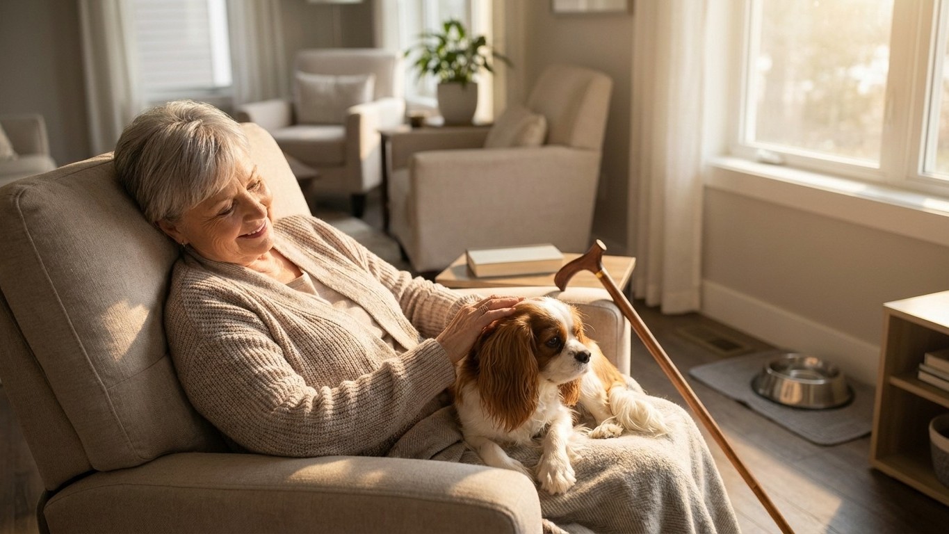 Dog breeds guide for seniors: races calmes, routines simples, bonne santé