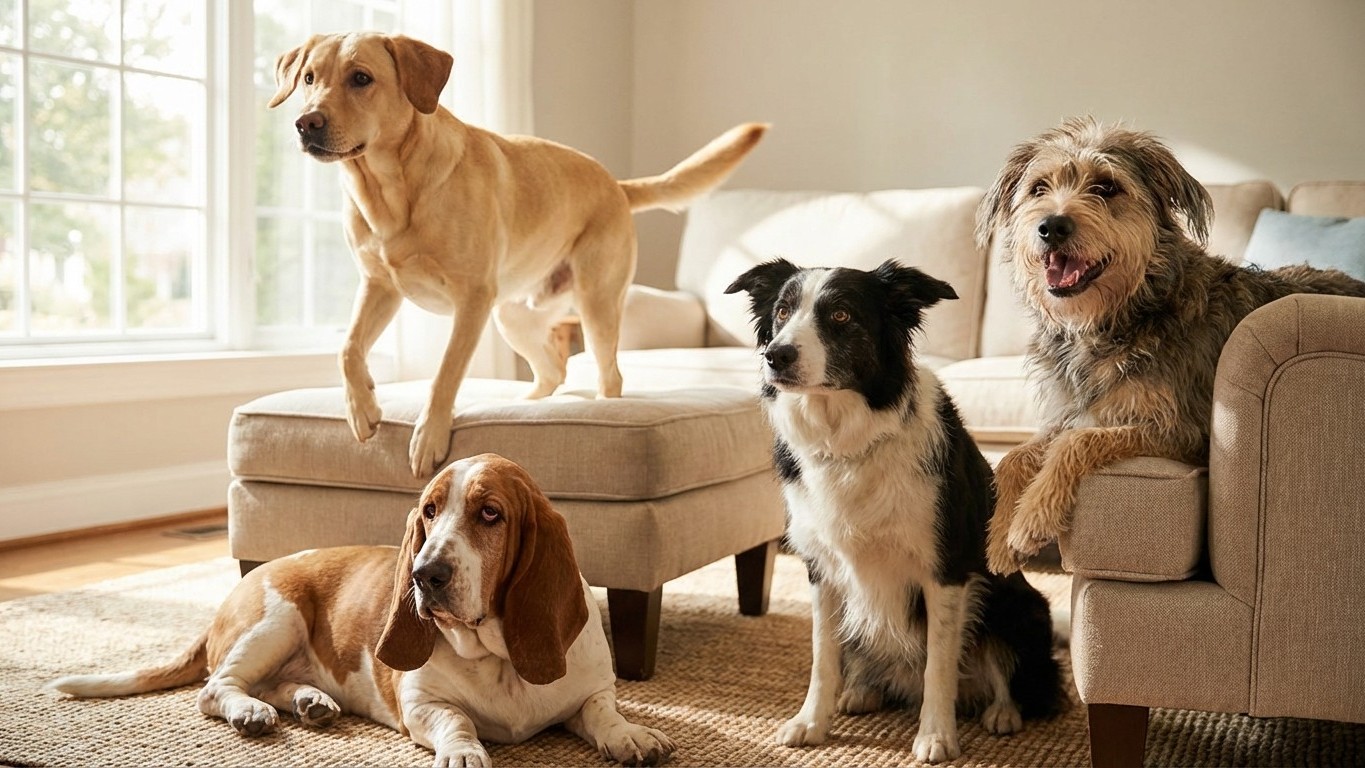 Tempérament des races de chiens: énergie, sociabilité et dressage