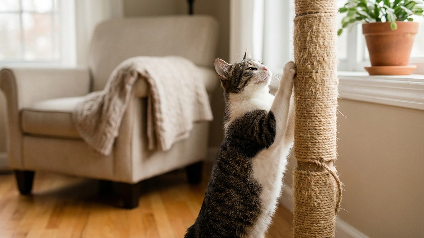Why Does Your Cat Scratch Everything? Understanding Feline Marking and Humane Solutions