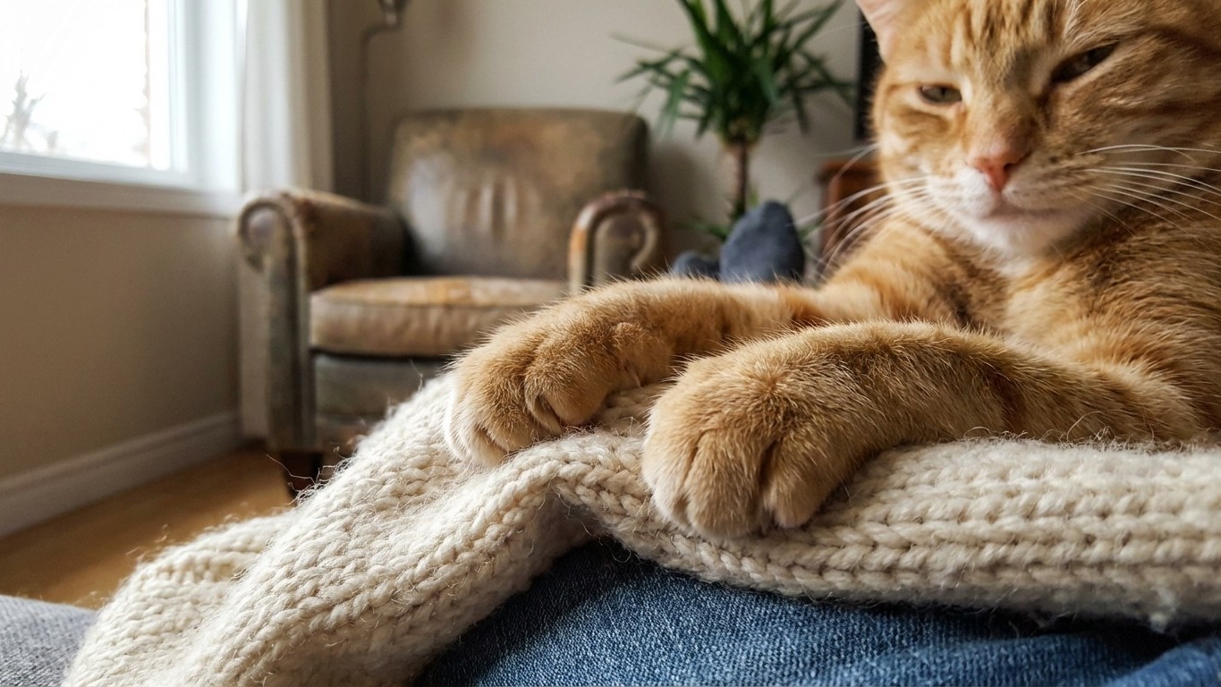 Why Your Cat Kneads Your Lap Every Evening: What Vets Reveal About Their Health