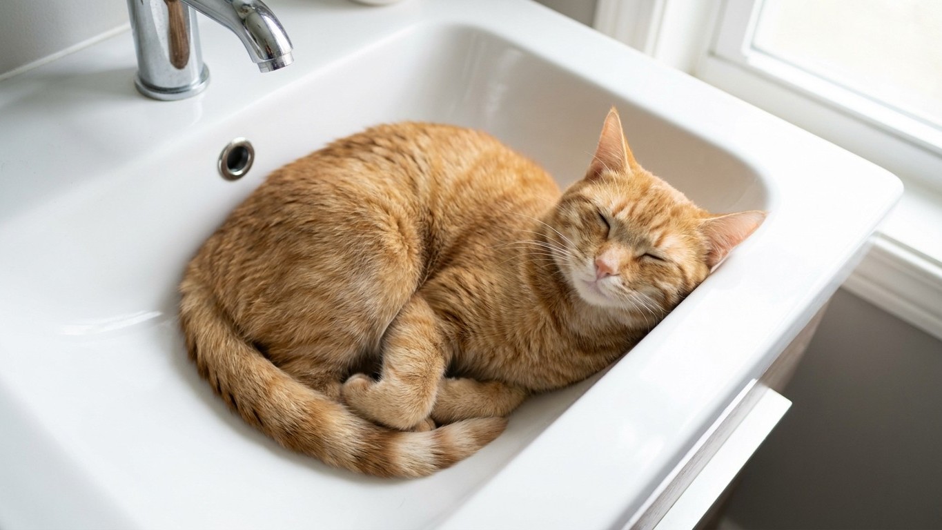 Why Your Cat Sleeps in the Sink Every Night: A Vet Finally Explains the Mystery