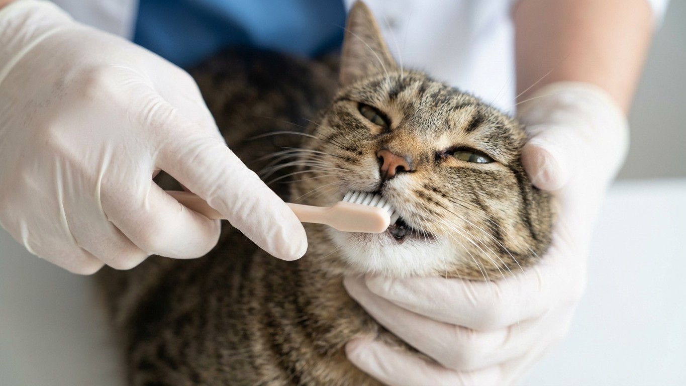 Most Cat Owners Brush Their Cats' Teeth Wrong—And It's Damaging Their Gums