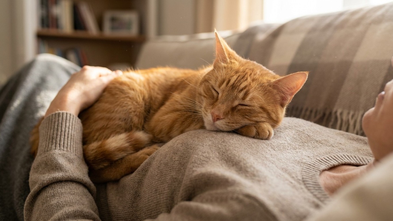 Where Your Cat Sleeps on You Reveals Their True Trust Level—And What You're Missing