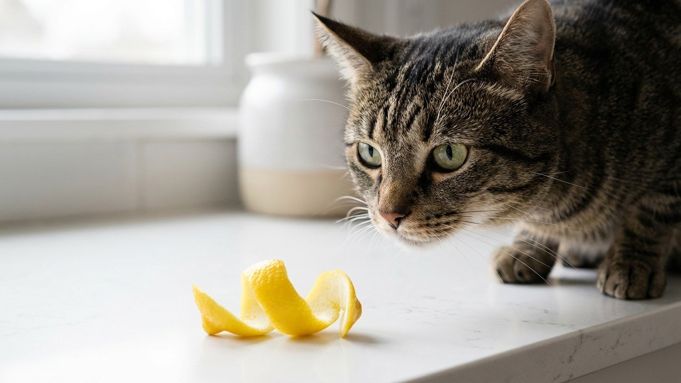Why Lemon Peels Around Your Kitchen Are Silently Poisoning Your Cat