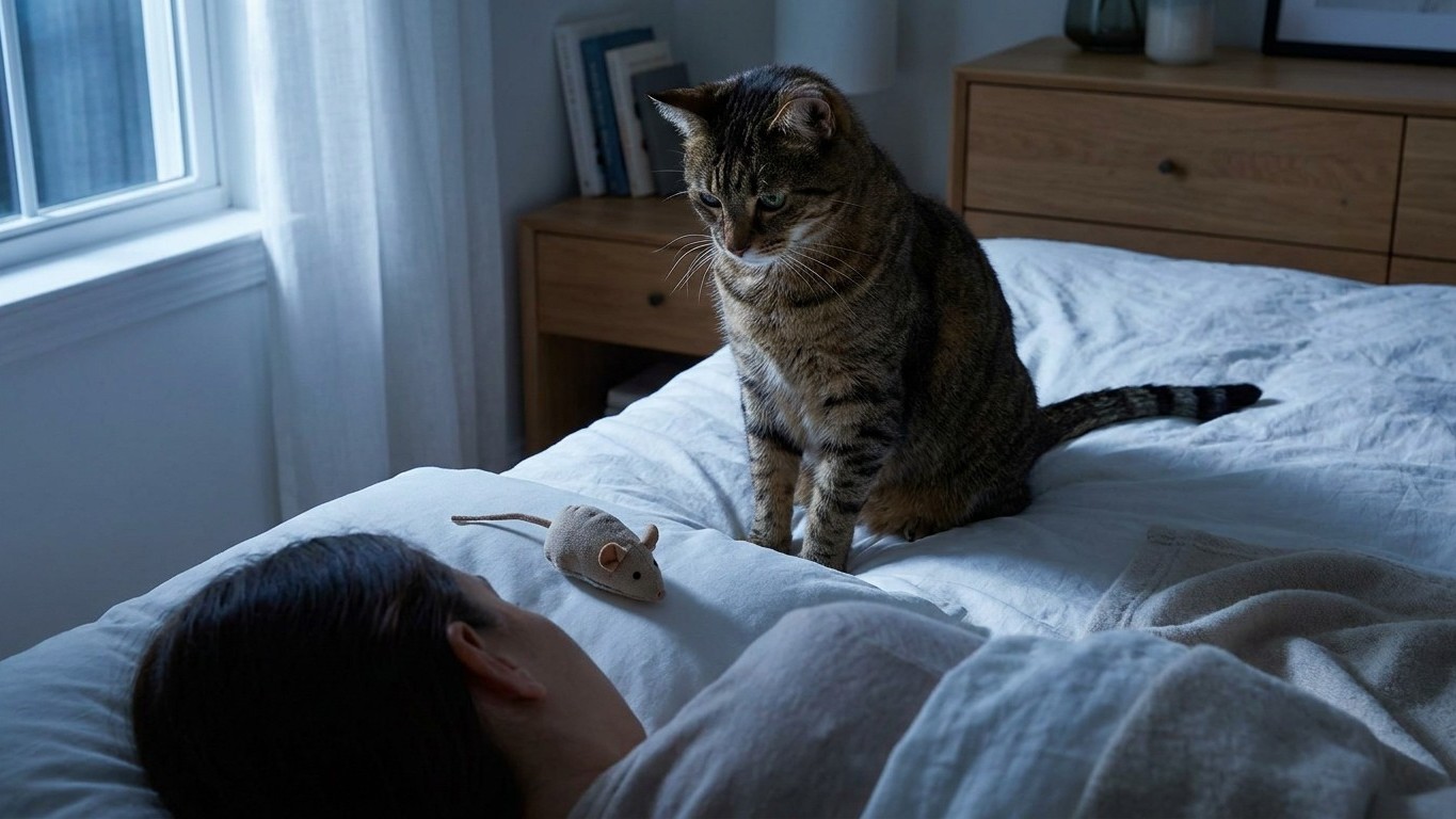 Why Your Cat Leaves Dead Mice (and Toys) on Your Bed at 3 AM—And What It Really Means