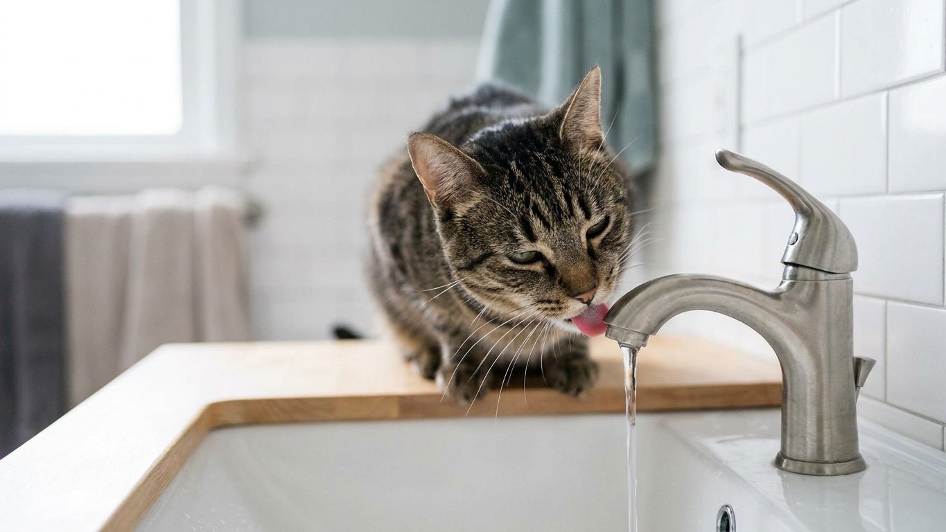 Why Your Cat Refuses Her Water Bowl But Drinks from the Tap: The Science Behind Feline Hydration Habits