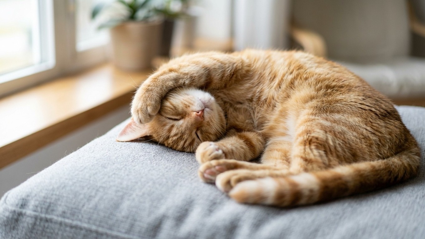 Why Your Cat Sleeps With Paws Over Their Eyes: What Vets Say It Really Means