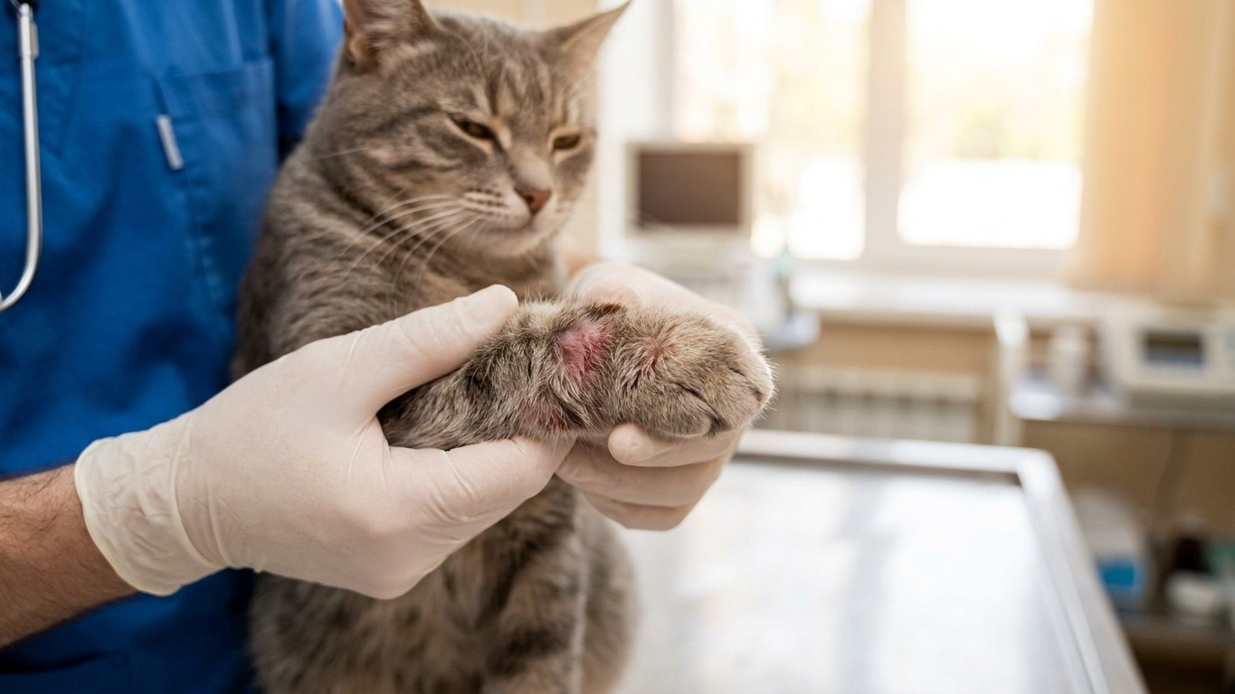 Cat Came Home with a Swollen Paw? What Your Vet Found Under the Fur Is Worse Than a Bee Sting