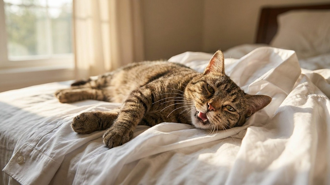Cat Collapsed on Warm Laundry? Here's What Heat Exhaustion Looks Like and What to Do Now