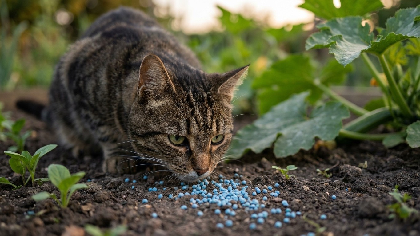 Why Those Blue Slug Pellets in Your Garden Are a Hidden Danger to Your Cat