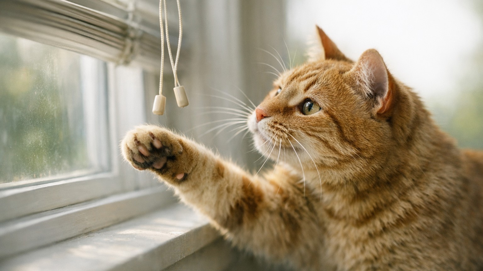 A Silent Tragedy: How a Dangling Blind Cord Nearly Killed My Cat in Minutes