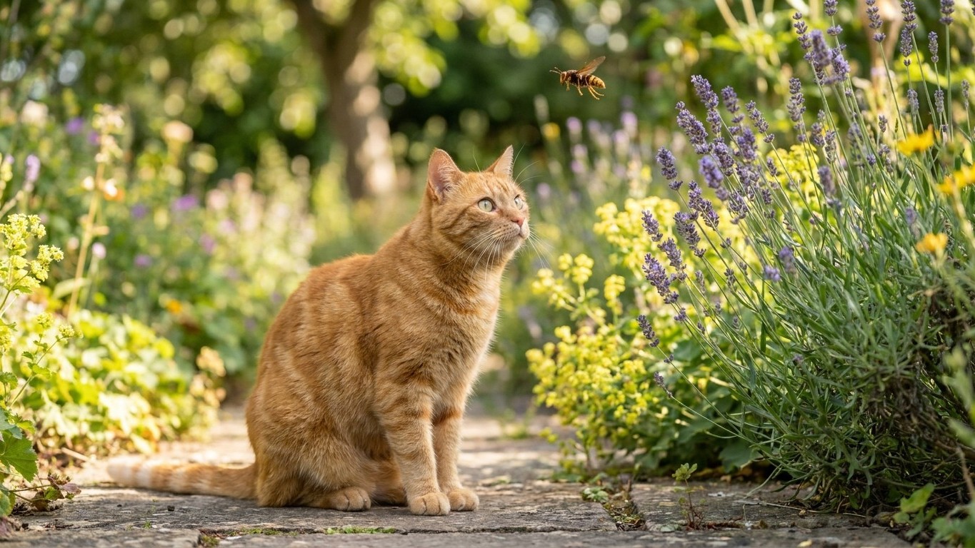 Asian Hornets Are Attacking Cats in British Gardens—Here's How to Protect Your Pet