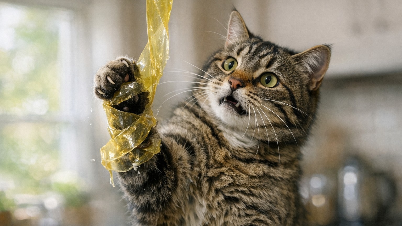 How My Cat Got Stuck to a Fly Ribbon and Taught Me Everything About Pet Safety