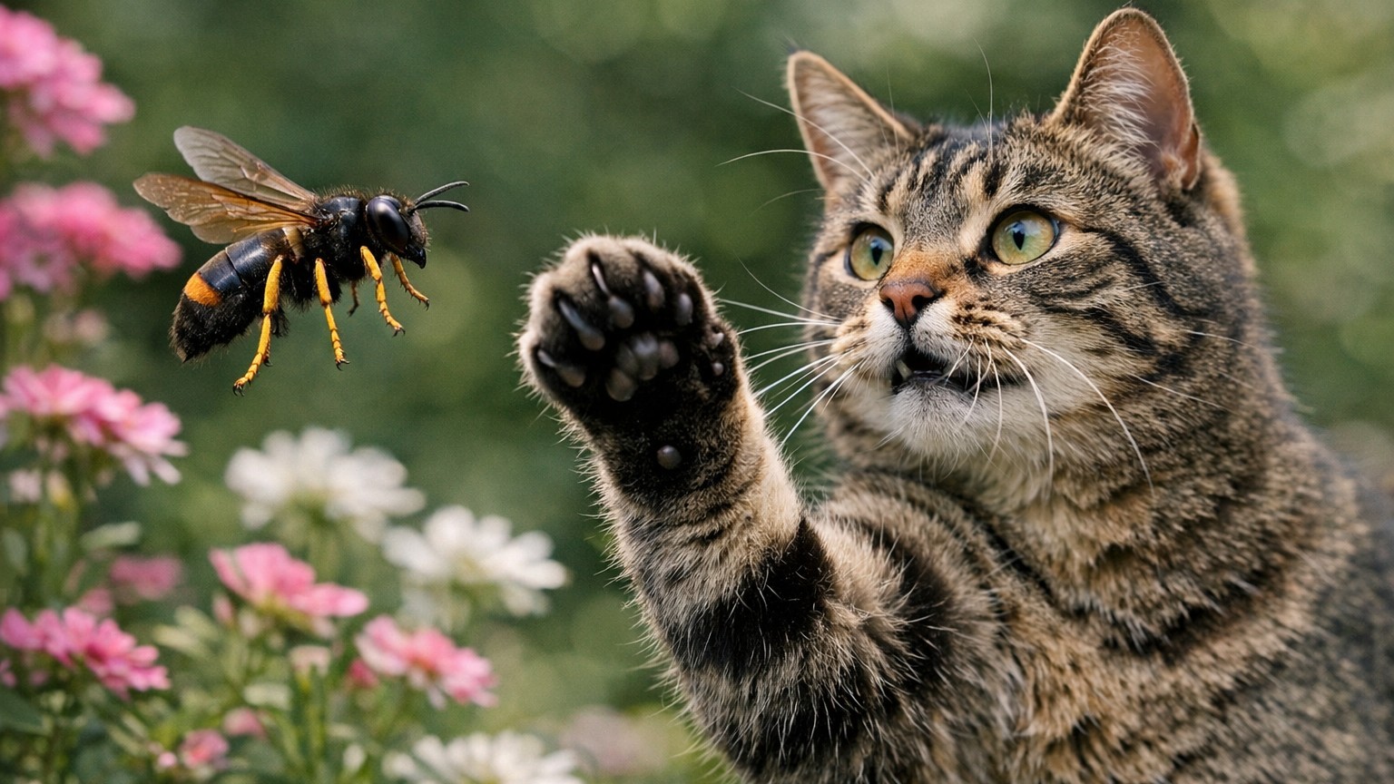 'I Thought It Was Just a Wasp': Why Asian Hornets Are Now a Real Danger to Your Cat