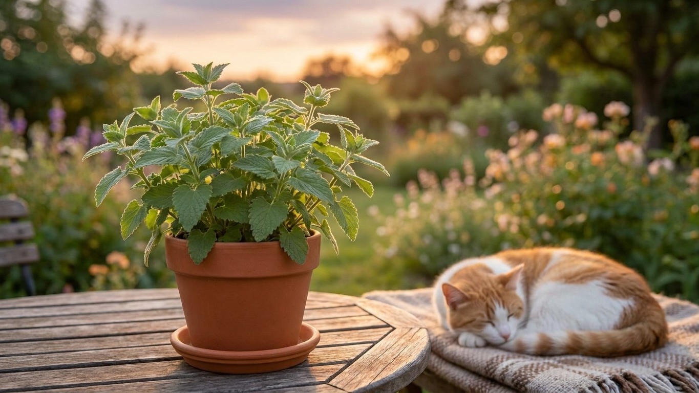 I planted catnip just to please my cat: since then, not a single mosquito comes near my garden in the evening