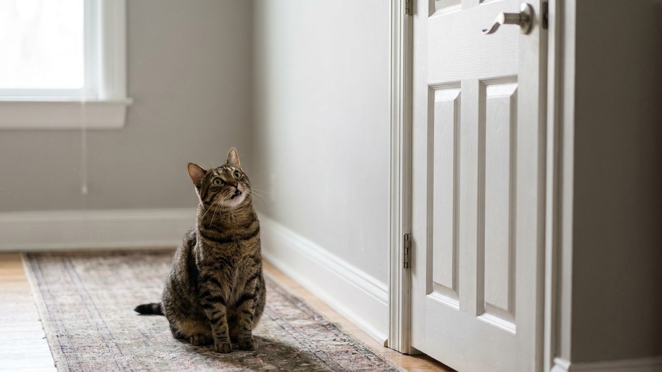 'I thought it was just affection': why a cat meowing insistently behind every closed door is a signal you should never ignore