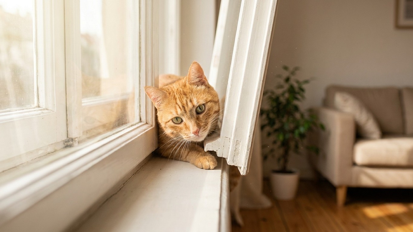 'I thought the gap was too narrow for him': why a tilted window in summer is a deadly trap every cat owner must take serio...