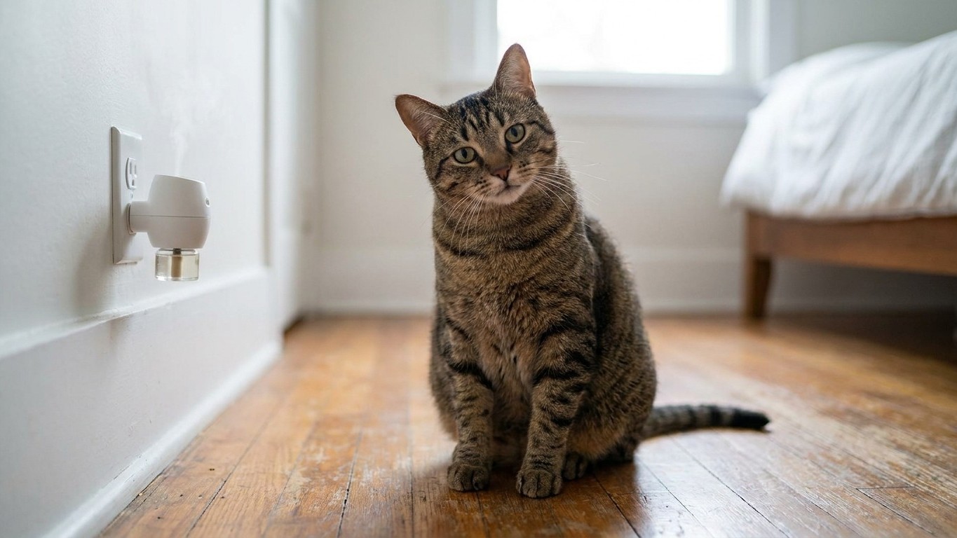 If your cat suddenly drools and walks sideways at the end of the day, it's not something he ate: it's what you plugged in ...