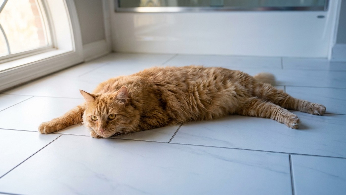 Is Your Cat Just Cooling Off or in Crisis? The Heat Stress Signs Every Owner Must Know