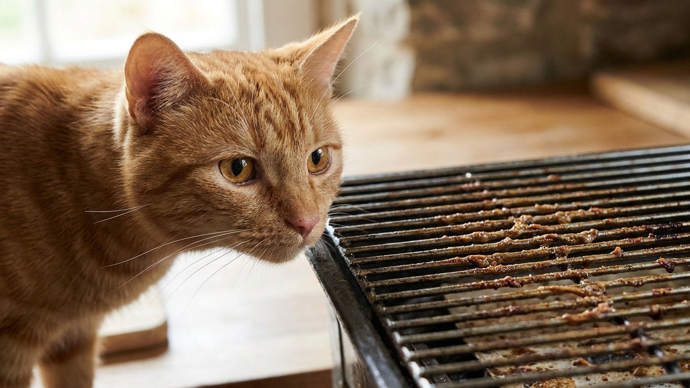 My cat always licked the grill plates after our barbecues: I found it cute for years before understanding what was quietly...