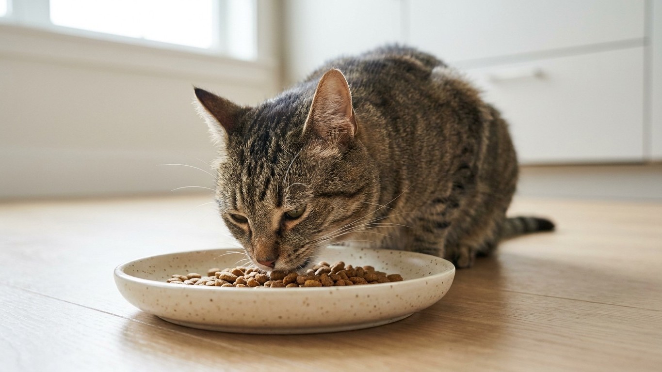 My cat kept pawing food onto the floor and I blamed fussiness for years: a vet showed me the problem wasn't the food at all