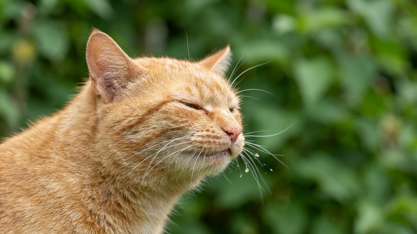 My cat kept sneezing after every walk in the garden: when the vet pulled out what was hiding in her nose, it was almost to...