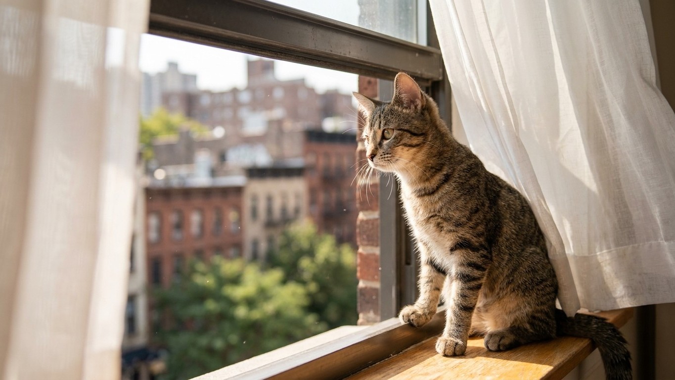 The Hidden Danger of Open Windows: Why Vets Warn Cats Can't Always Land on Their Feet