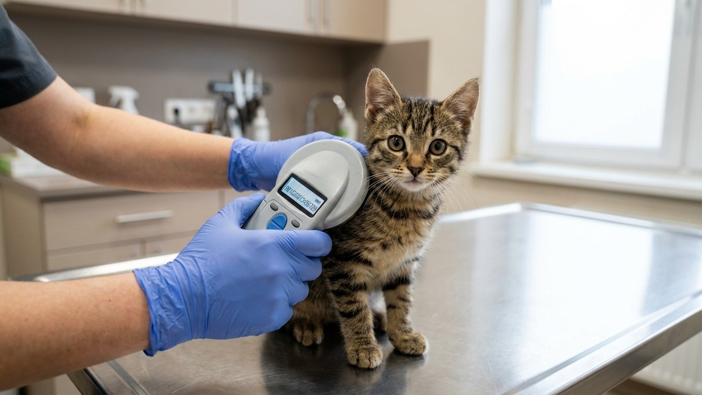 I bought a kitten advertised as «vaccinated, no papers» just to save a few hundred pounds: at the vet, the chip scan came ...