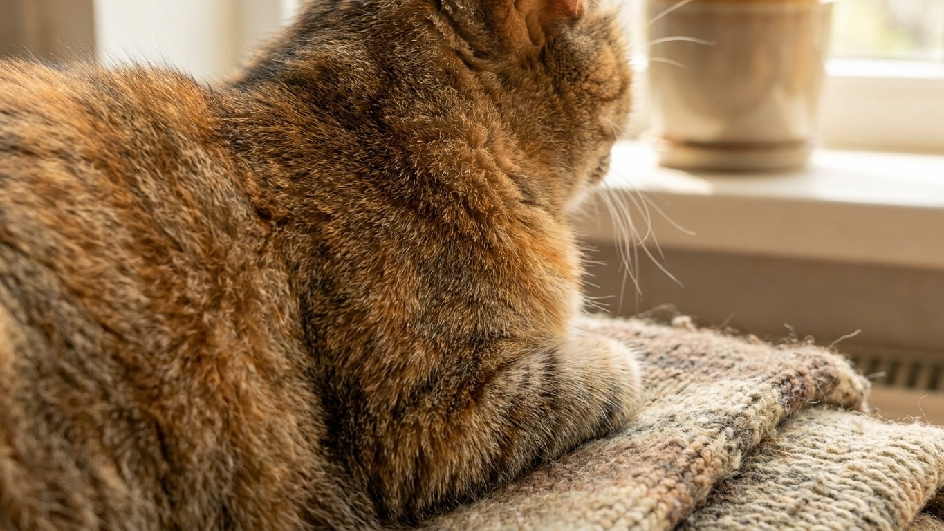 I brushed my 16-year-old cat's back every week just to keep her tidy: the one patch I never turned over cost her three day...