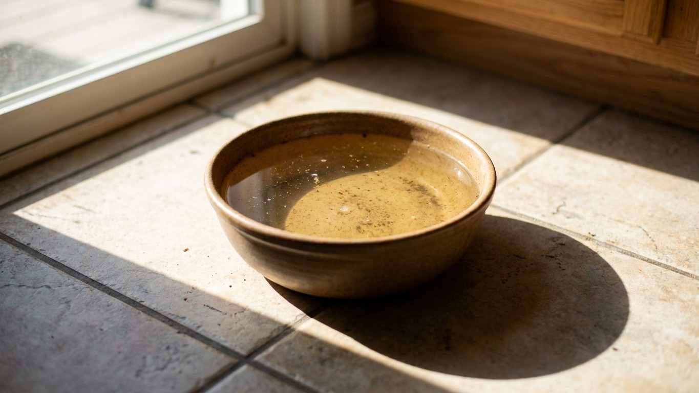 I filled the bowl to the brim and left for three days in August just to avoid paying a sitter: when I came home, it was al...