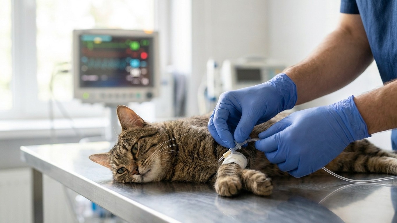 I let my healthy cat give blood to my sick one just to save him: the vet stopped the line after two minutes and told me wh...