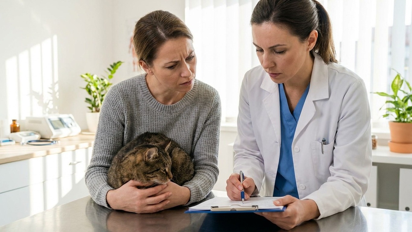 I shared my leftover kebab with my cat all through August just to finish the plate: three days later, the vet showed me wh...