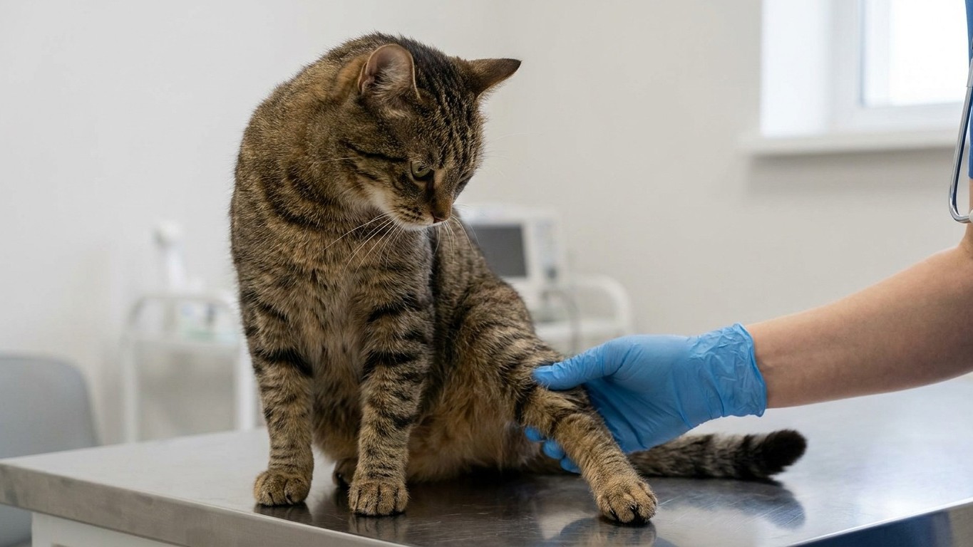 My cat came home limping and I blamed a bad jump: three weeks later, the X-ray showed what had been sitting in his muscle ...