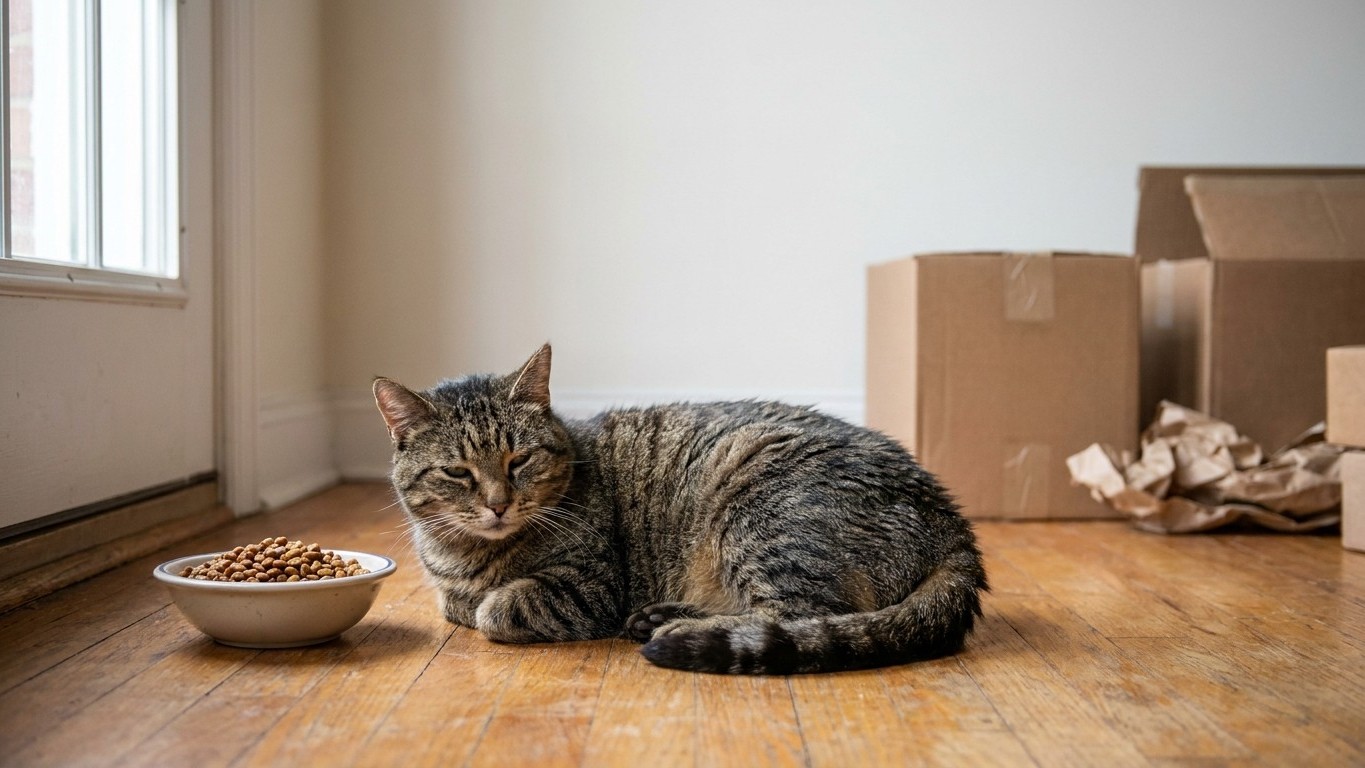 We all put it down to the upheaval when a cat won't touch his bowl after moving, yet past one day in a heavy cat it isn't ...