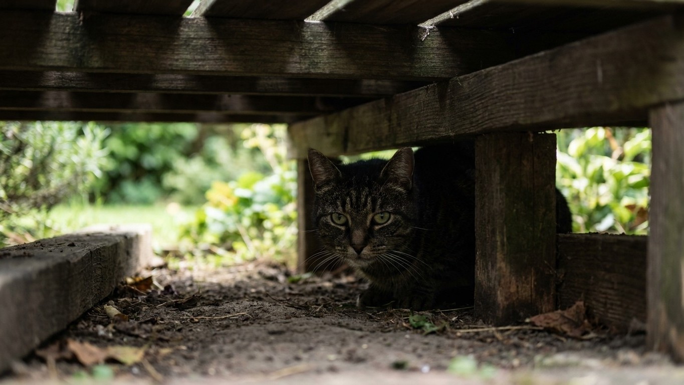 We all widen the search when a cat bolts at the first bang, yet he hasn't left the third garden and it isn't your voice th...